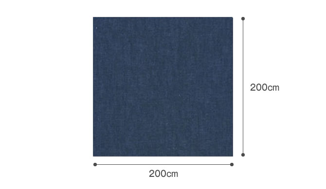 ライトデニム Light denim 正方形こたつ布団カバー 200×200cm ジーンズ調 こたつ掛け布団カバー 正方形用 こたつ布団掛けカバーのみ  | ベッド・マットレス通販専門店 ネルコンシェルジュ neruco