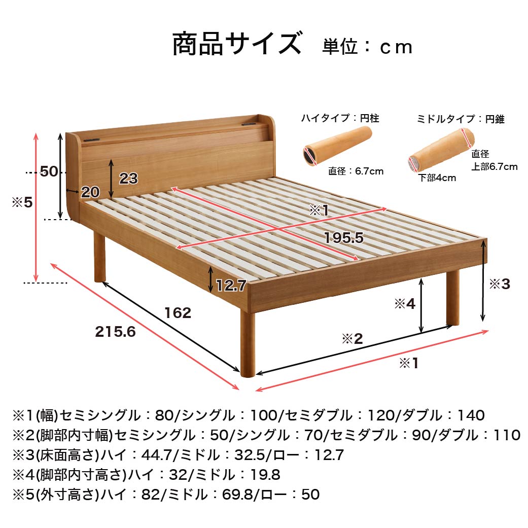 セミダブルベッド すのこベッド 薄型マットレス付 Marikka マリッカ タモ天然木 本棚付き 高さ3段階調節可能 白 ホワイト ナチュラル |  ベッド・マットレス通販専門店 ネルコンシェルジュ neruco